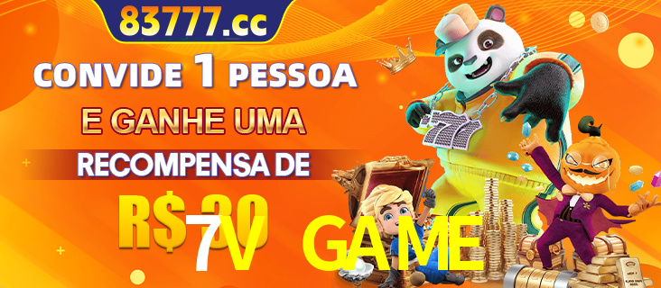 Banner institucional da 7V GAME sobre parceria de marcas e criação de uma marca de excelência, apresentando os mascotes de jogos populares como o Fortune Tiger.